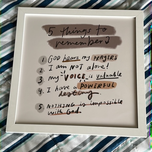 Framed 12 x 12 Janessa Wait Calendar Print (8x8 mat included behind print) - Picture 2 of 7